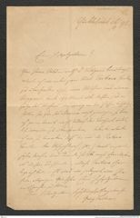 Nachlass Franz Steindachner, Brief von Georg Leitner an Franz Steindachner (26.02.1893), Inv.Nr. 297.01, Seite 1
